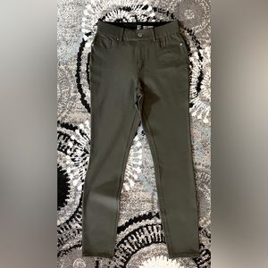 Women’s New York & Company Mya Curvy High Waisted Pants Size 10, Olive Green
